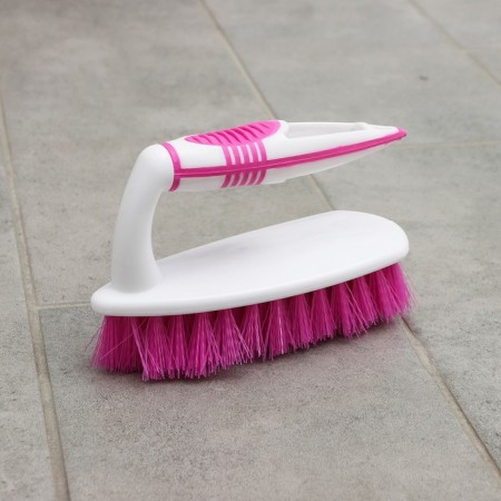 Cleaning set, 5 items: scoop, brush-scheme, dishes brush, ironing, pouring, color mix-1