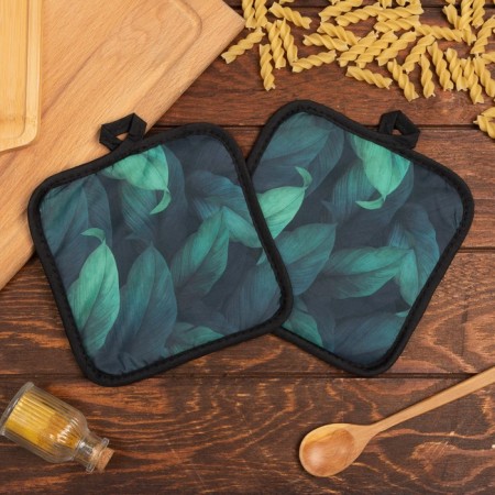 Kitchen set (2 objects) Ethel “Leaves”, a severity of 17x17 cm, 100% p/e
