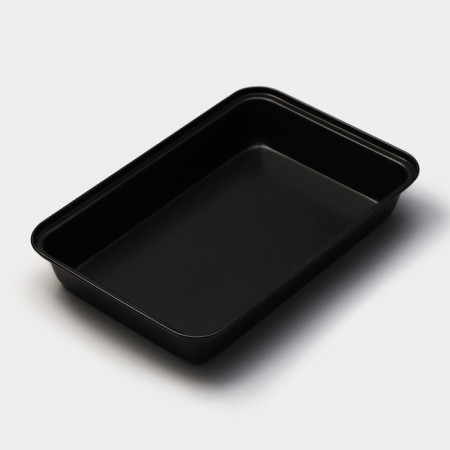 The baking sheet of the Dolyan "Jacqueline. Rectangle ", 30 × 20 × 5 cm, anti -stick coating, black color
