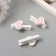 Decor for creativity wood "Procher. Heart with legs" Pink set 3 pcs 1.7x3x5 cm