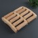 Massage "Accounts", 19 × 24.5 × 4 cm, wooden, 5 rows
