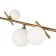 Suspended Freya Blossom, G9, 4x25 W, 1730x260x920 mm