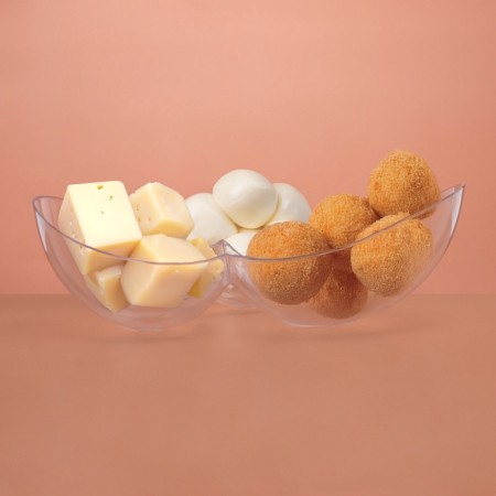 Menzhitsa plastic disposable "bunch", transparent, 15 pcs/units.-1