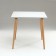 Square kitchen table, 800*800, Gray Kameno