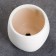 Pot "Mr. Twix" 15x15x15cm, white
