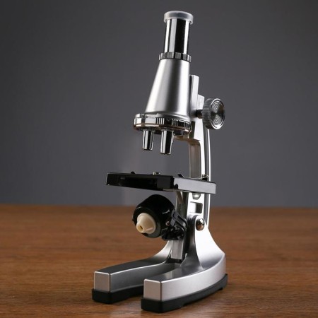 Microscope with a projector, a multiplicity of an increase in 50-1200x, with backlight, 2AA-1