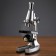 Microscope with a projector, a multiplicity of an increase in 50-1200x, with backlight, 2AA