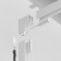 The internal corner connector for the Technical TRX010ICL-21W, 10x3.8x10 cm, white color is white