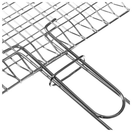 Ground grill Universal Maclay, 22x30 cm, chrome steel, for barbecue-11
