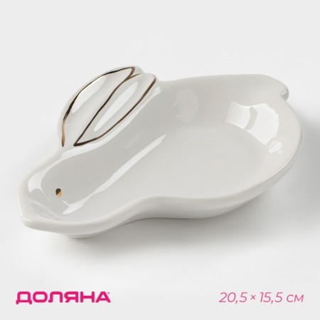 Bunny Bunny, 20.5 × 15.5 × 3.2 cm, white color, white