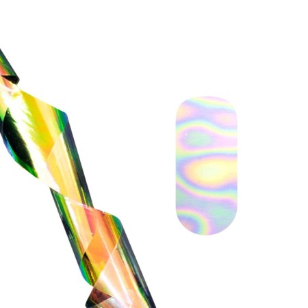 Transfer foil for casting in the Pole Bank, mother -of -pearl divorces