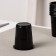 A single -alarm plastic glass, 100 ml, black color