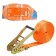 Airline cargo fastening belt, with a ratchet, ring 10 tons, 6 m