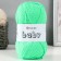 Yarn "Baby" 100% acrylic 150m/50g (8233 yard green)