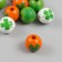 Beads for creativity tree "Clover on balls" set 10 pcs d = 1.6 cm