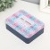 Rectangular metal box "Butterflies and flowers" 12.5x9.5x4.2 cm