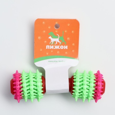 Chewing toy 15.5 x 5.5 cm, red/green/pink-3