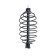 The feeder is twisted with a loop without cargo, 55 mm