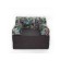 Handwheel chair-club “Vika”, size 100x100x75 cm, mobbled, velor
