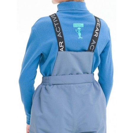 Semi-combinezone children, height 122 cm, dark gray color-5