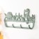 Hooks decorative cast iron "Underwater World" Green Patina 15x29x3 cm