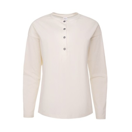Women's Longsliva Minaku: Basic Line Ecryu Color, Rr. 48-5