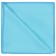 Microfiber towel, size 40x40 cm, blue color