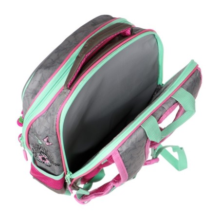 Frame backpack 39 x 29 x 17 cm, Across 179, gray/pink ACR22-179-9-6