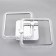 Causteen with PDU 1834/2SL LED 80W 3000-6000k Dimmer silver 50x42x9 cm Bayerlux