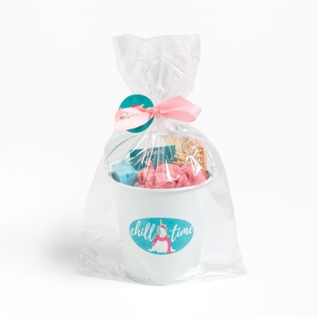 New Year. New Year's gift set "Chilltime": a towel and accessories-11