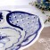 Openwork dish, Gzhel, Porcelain, 30x20 cm