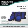 Autorekhls for GAZ 3110, 1997-2009, additional lateral support, Black/blue jacquard