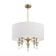 Freya FR5369CL-05BS1 RAise, 600x600x880 mm ceiling lamp, E14, 5x40W, brass color