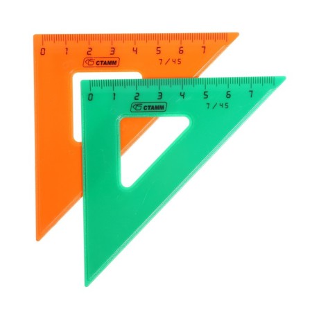Triangle 7 cm "Istanm", 45 °, mix-1