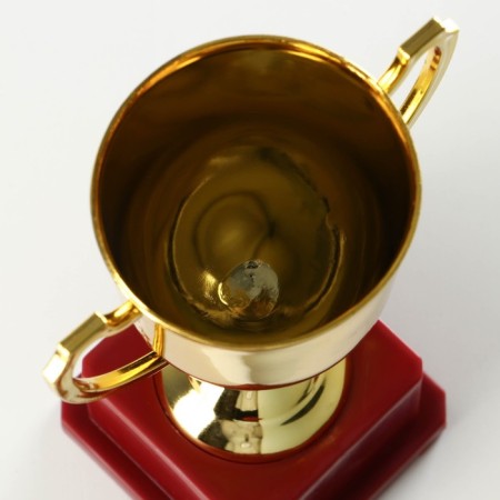Cup 012, award figure, gold, plastic stand, 19.2 × 11.5 × 8 cm.-5