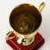 Cup 012, award figure, gold, plastic stand, 19.2 × 11.5 × 8 cm.