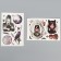 Set for creativity "Gloomy History", translated tattoos, 2 sheets