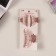 Hair crab "Florian" (set of 3 pcs) bag, 6.5 and 4 cm, pink