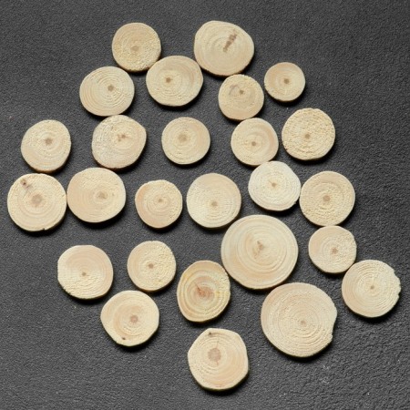 Saw a tree "pine", round, d = 3 - 4 cm, h = 3.5 mm-1