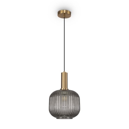 Suspended lamp Freya Fr8012PL-01AM Zelma, 200x200x1310 mm, E27, 1x40W, brass color-3