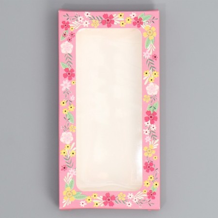 Chocolate box, confectionery packaging, “beloved teacher”, with a window, 17.3 x 8.8 x 1.5 cm-2