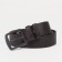 Male belt, width 4 cm, screw, buckle metal, brown color