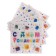 Two -layer paper napkins "Happy Birthday" Gifts, 33x33 cm, set 20 pcs.