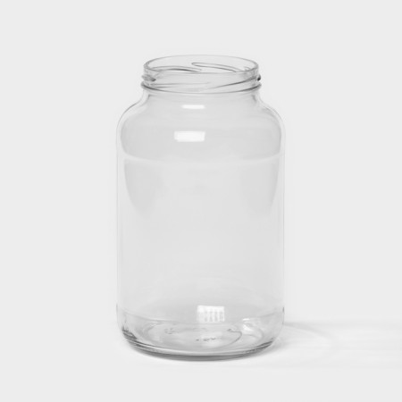 A set of glass cans for conservation, TO-82 mm, 1.5 l, 8 pcs-1