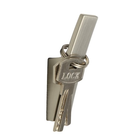 Furniture hook Cappio Asphodel, one -rot, satin nickel-1