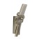 Furniture hook Cappio Asphodel, one -rot, satin nickel