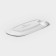 Porcelain dish with magistro sauce "Blanche", 30 × 13.5 cm, white color