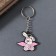 Acryl keychain bilateral "zombie lever" 3.6x4.2x0.2 cm