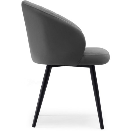 Banbu Velutto 32 Metal/velor, black/gray 54x50x76 cm-2