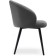 Banbu Velutto 32 Metal/velor, black/gray 54x50x76 cm